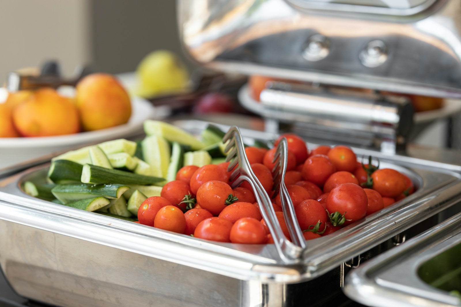 red tomatoes on stainless steel tray